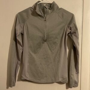 danskin semi-fitted athletic long sleeve quarter zip